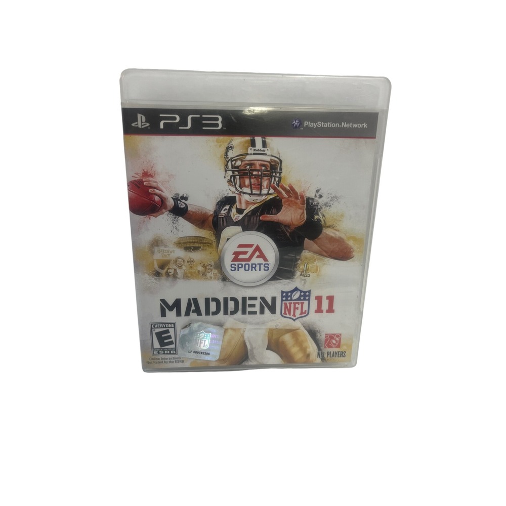 Madden NFL‎ 11 Sony PlayStation 3 PS3 EA Sports Drew Brees Football Game CIB